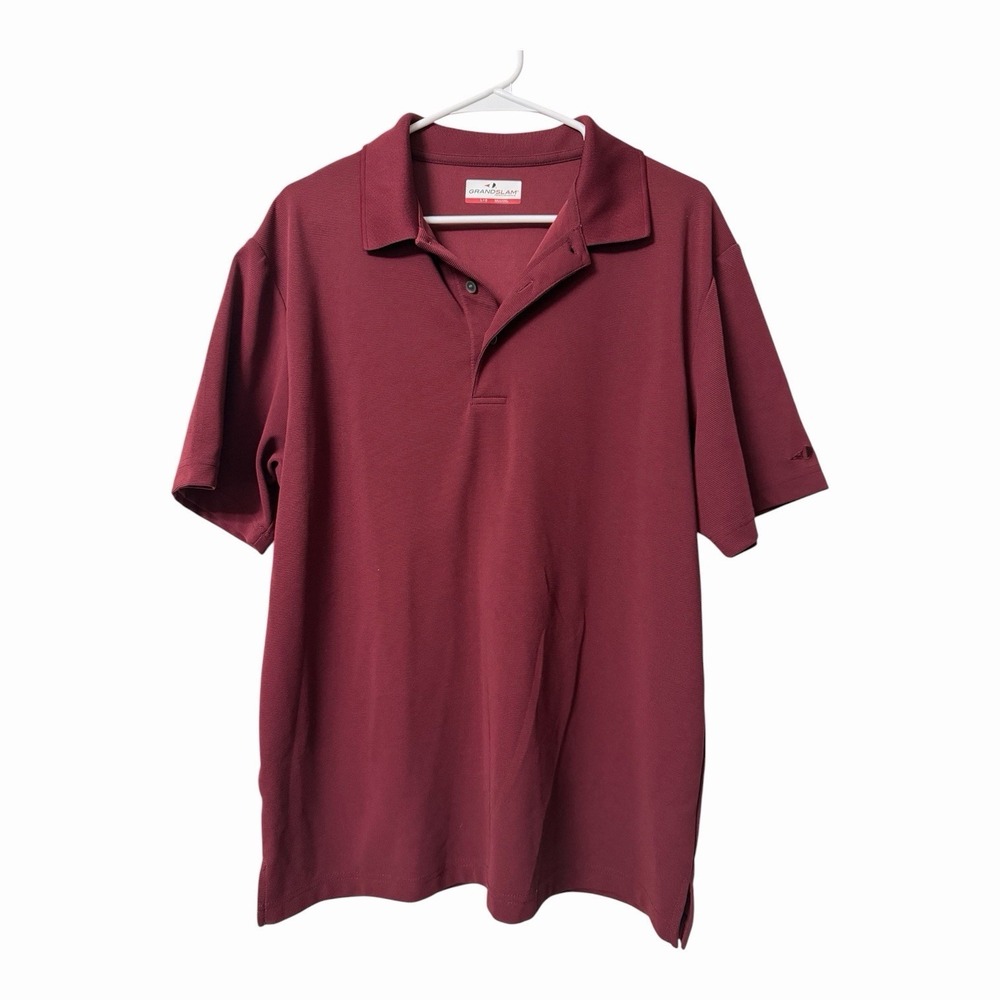 Grand Slam Performance Polo Shirt Men's Large Golf Polo